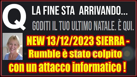 NEW 13/12/2023 SIERRA - Rumble è stato colpito con un attacco informatico !