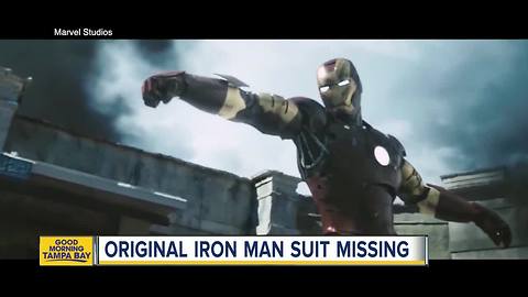 'Iron Man' suit worth more than $300K missing