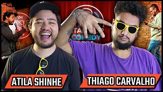 Atila Shinhe e Tiago Carvalho - Comediante Stand Up - Podcast 3 Irmãos #340