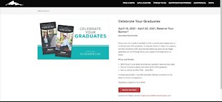 Downtown Summerlin offering Las Vegas grad banners