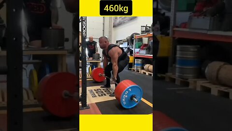 Deadlift de 460kg de Rauno Heinla. #shorts