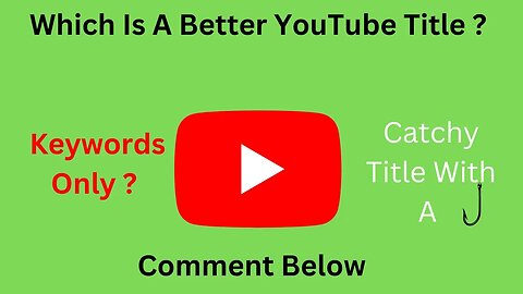 Keywords | YouTube Keywords vs Creative Title - Which Is Better ?