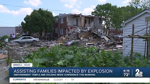 Assisting families impacted by explosion