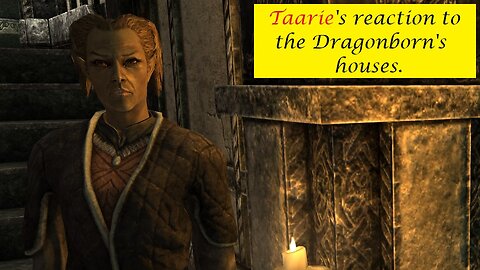 Taarie's Reaction to the Dragonborn's houses