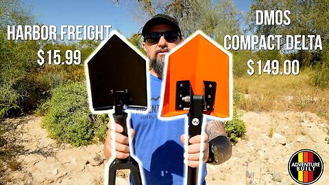 DMOS COMPACT DELTA VERSUS HARBOR FREIGHT BADLANDS SHOVEL | WHICH ONE WOULD YOU BUY? OVERLANDING TEST