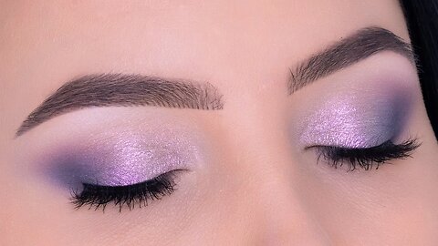 How to Achieve a Light Purple Soft Glam Eye Look | Perfect Wedding Eye Look