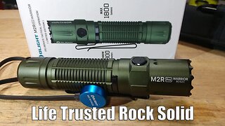 Olight M2R Pro ODG Warrior 21700 5.0 Ah Flashlight Review