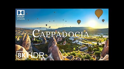 The Land of Fairytales - Cappadocia, Türkiye, 8K Video Ultra HD HDR 60 FPS in Drone