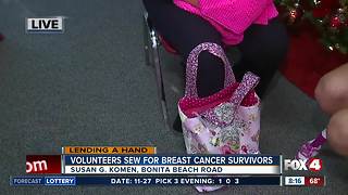 Volunteers sew for breast cancer survivors -- 8am Live Report