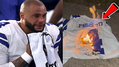 Dallas Cowboys fans BURN Dak Prescott's jersey after TERRIBLE play against 49ers! Trade Dak trends!