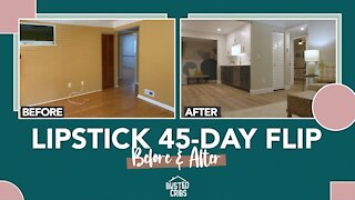 45-day Lipstick House Flip - Before and After - Busted Cribs