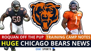 Chicago Bears ACTIVATE Roquan Smith Off The PUP List + Justin Fields Has A STRONG Practice