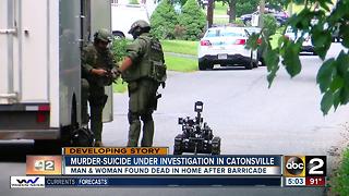 Catonsville incident being investigated as a murder-suicide