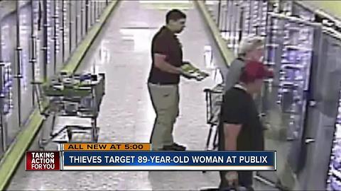 Thieves target 89-year-old woman at Publix