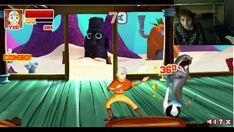Dr. Blowhole The Dolphin VS Aang The Avatar In A Nickelodeon Super Brawl 2 Battle With Commentary