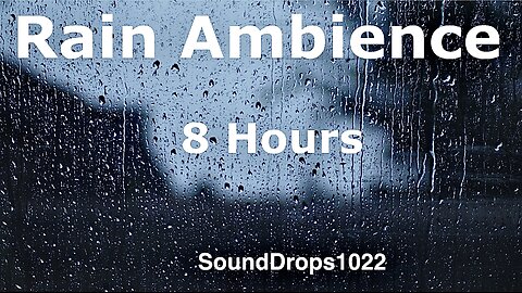 8-Hour Continuous Rain Ambience | Sleep Therapy