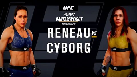 EA Sports UFC 3 Gameplay Cris Cyborg vs Marion Reneau