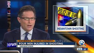 Four men injured in Indiantown shooting