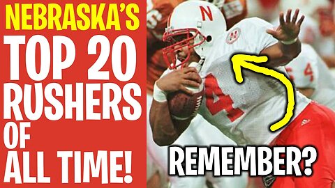 Nebraska Football Top Rushers of All Time