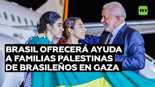 Lula recibe a brasileños evacuados desde Gaza y critica el conflicto