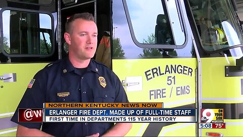 Erlanger fire department made up of full-time staff for the first time