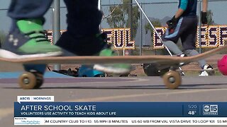 After-school skateboarding lessons teaching kids about life