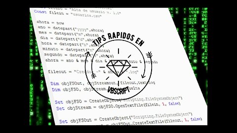 Tips rapidos de VBscript / for