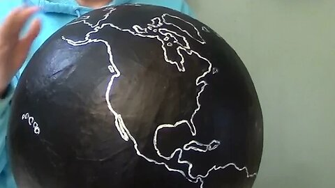 Make a Globe or Planet with Plaster Cloth and Paper Mache