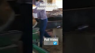 Belt Driven Amish Sawmill