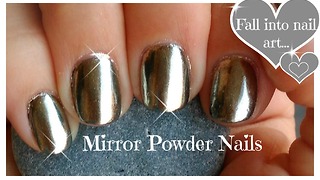 How to: Chrome powder mirror nails