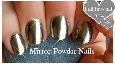 How to: Chrome powder mirror nails