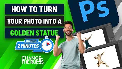 How To Turn Your Photo Into A Golden Statue