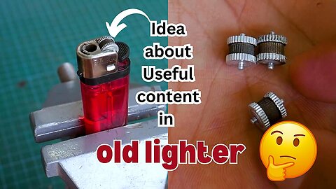 You will no longer throw away your old lighter. Innovative idea = simple inventions diy craft