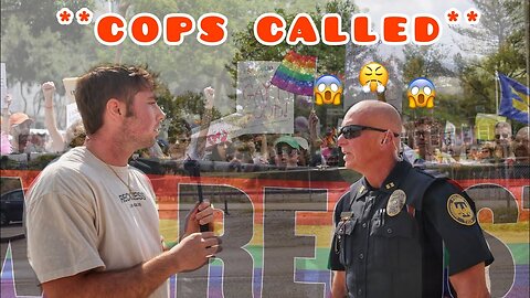 Protestors Accused me of Assault **COPS CALLED**