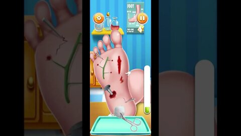 foot doctor care | Foot Surgery Doctor Gameplay Walkthrough | Lazoo games