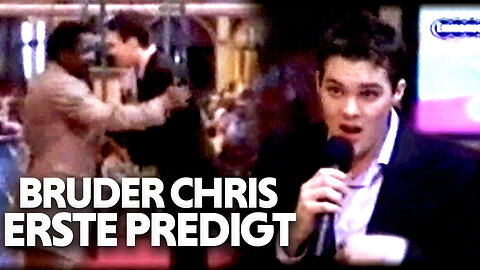 SELTENES FILMMATERIAL: Bruder Chris allererste Predigt (mit 19 Jahren)!!!