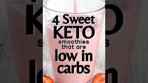 4 Best Keto Smoothies good for Weight Loss #shorts by Tiktok @weighfits