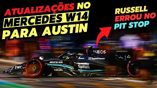 Mercedes W14 com nova atualização em Austin | Hamilton acha que Russell errou com pit stop