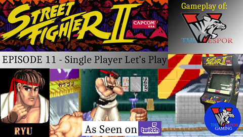 Solo Arcade Let's Play (Fail At) | Street Fighter II - Ryu - Attempted Gameplay