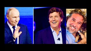 Tucker Carlson Interviews Putin In Moscow Maverick Artist Victor Hugo Plans To Paint Putin Portrait