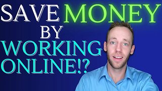 Working Online Jobs SAVES MONEY? (Financial Benefits of Working From Home)