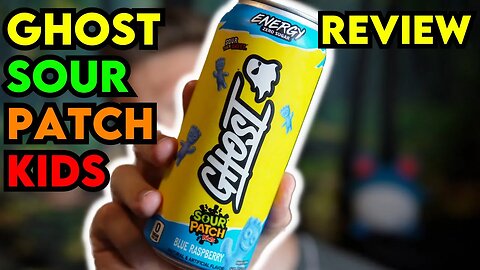 GHOST SOUR PATCH KIDS Blue Raspberry Review