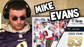 Rugby Player Reacts to MIKE EVANS (Tampa Bay Buccaneers, WR) #53 NFL Top 100 Players in 2022