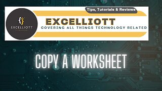 Excel - Copying a worksheet