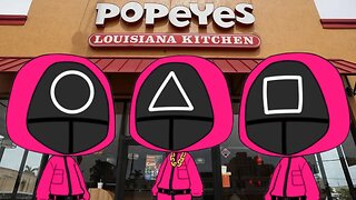 Squid Game at Popeyes Chicken (Memes)