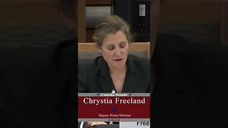 The exact moment when Chrystia Freeland was asked where the $2 billion is going