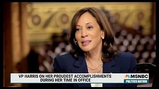 Kamala Harris Says She's Done Things That Are "Transformational"