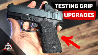 Testing PSA Micro Dagger Grip Upgrades - HOGUE HandALL, Talon Adhesive Grip, Tyrant CNC - Glock 43x