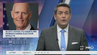 Scott votes to overturn election results