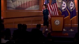 Pelosi Walks Away In The Middle Of Questions